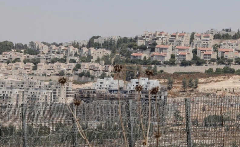 Israeli settlement construction (Photo: IMEMC)