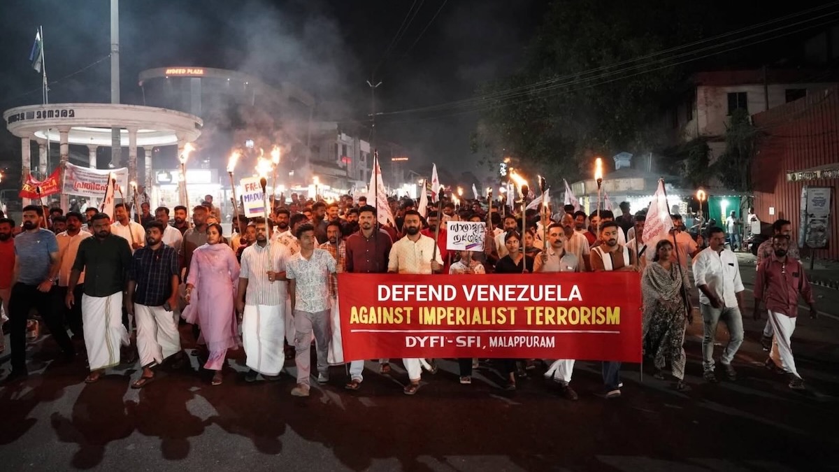 Tens of thousands across India mobilize to oppose US attacks on Venezuela